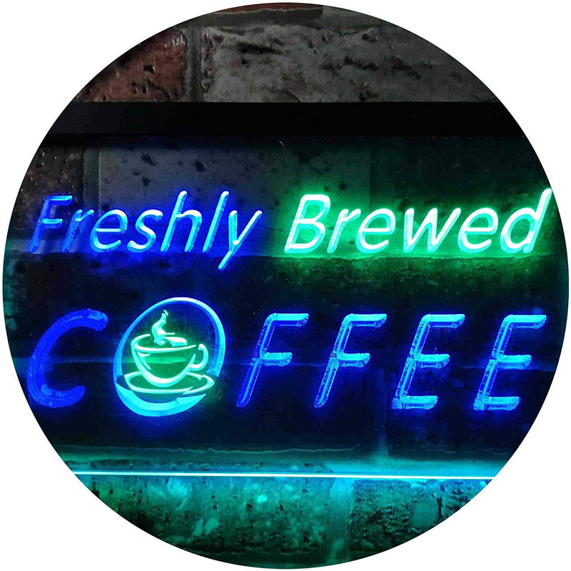 Freshly Brewed Coffee LED Light Sign - LED Gift Works