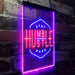 Stay Humble Hustle Hard LED Light Sign - Way Up Gifts
