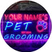 Personalized Paw Print Pet Grooming LED Light Sign - Way Up Gifts