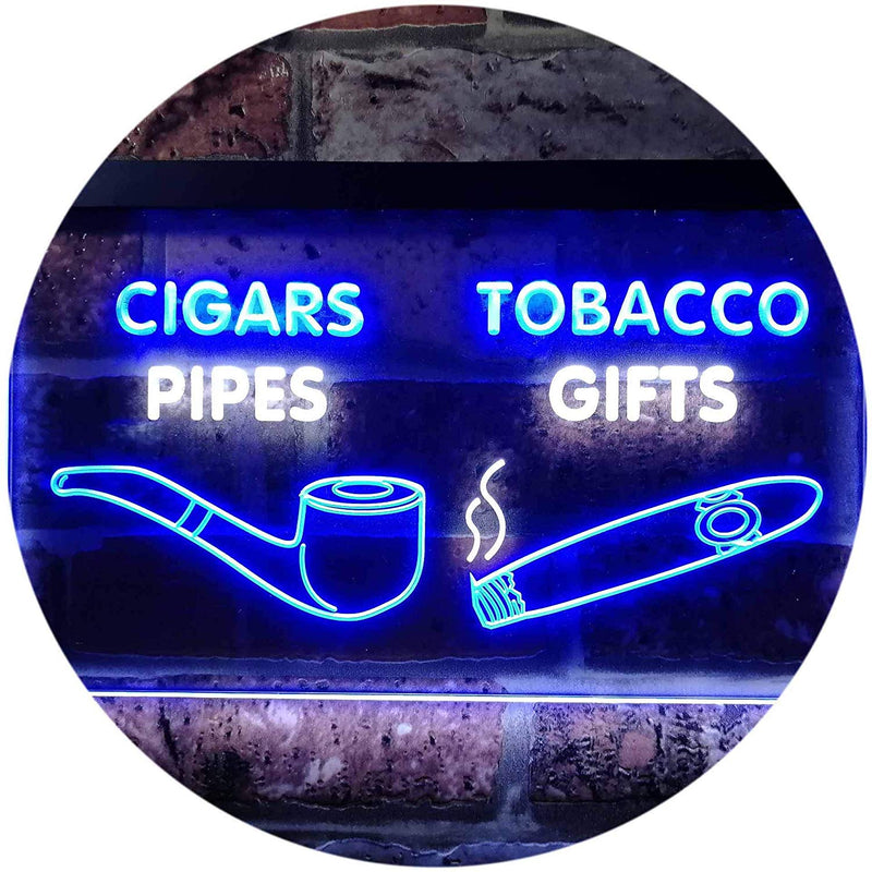 Cigar Pipes Tobacco Gifts LED Light Sign - LED Gift Works