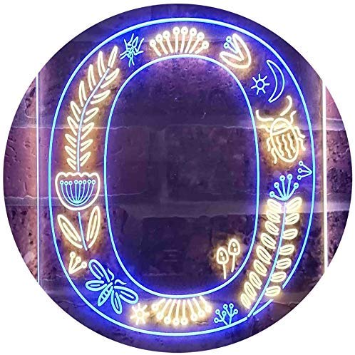 Family Name Letter O Monogram Initial LED Light Sign - Way Up Gifts