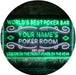 Personalized Poker Room Bar LED Light Sign - Way Up Gifts