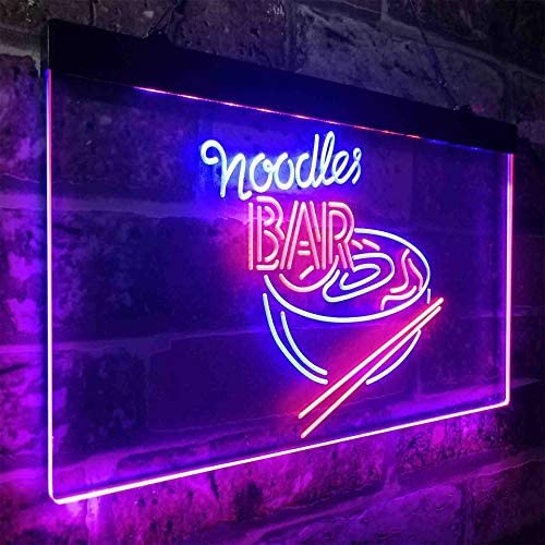 Noodles Bar LED Light Sign - LED Gift Works