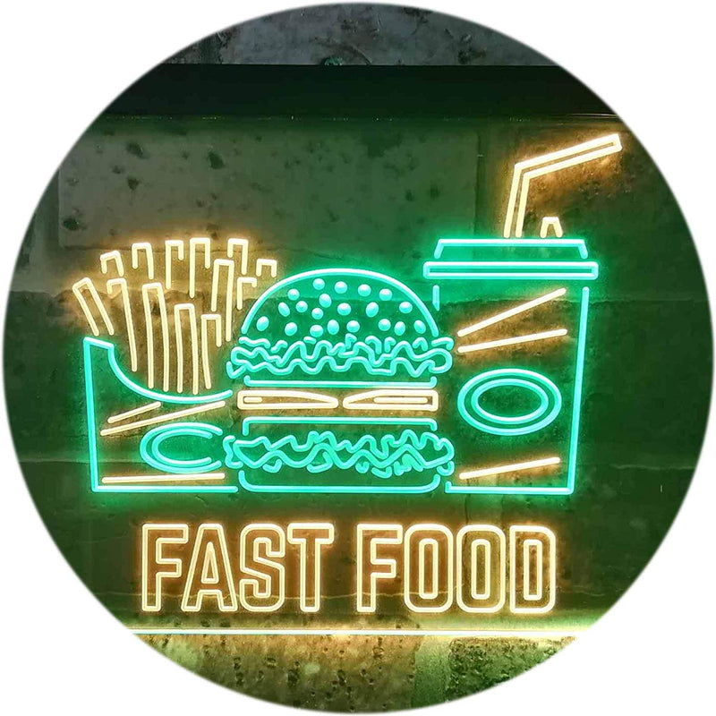 Fast Food LED Light Sign - LED Gift Works