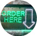Arrow Order Here LED Light Sign - Way Up Gifts
