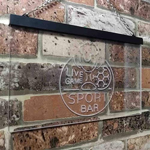 Live Game Sport Bar LED Light Sign - LED Gift Works