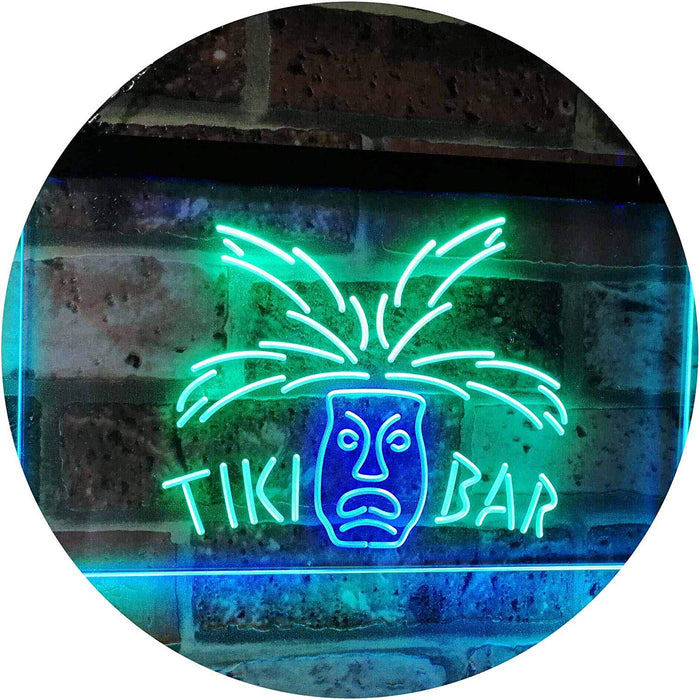 Tiki Bar Mask LED Light Sign - Way Up Gifts