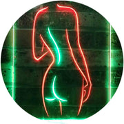 Lady Back Sexy Girls Man Cave LED Light Sign - LED Gift Works