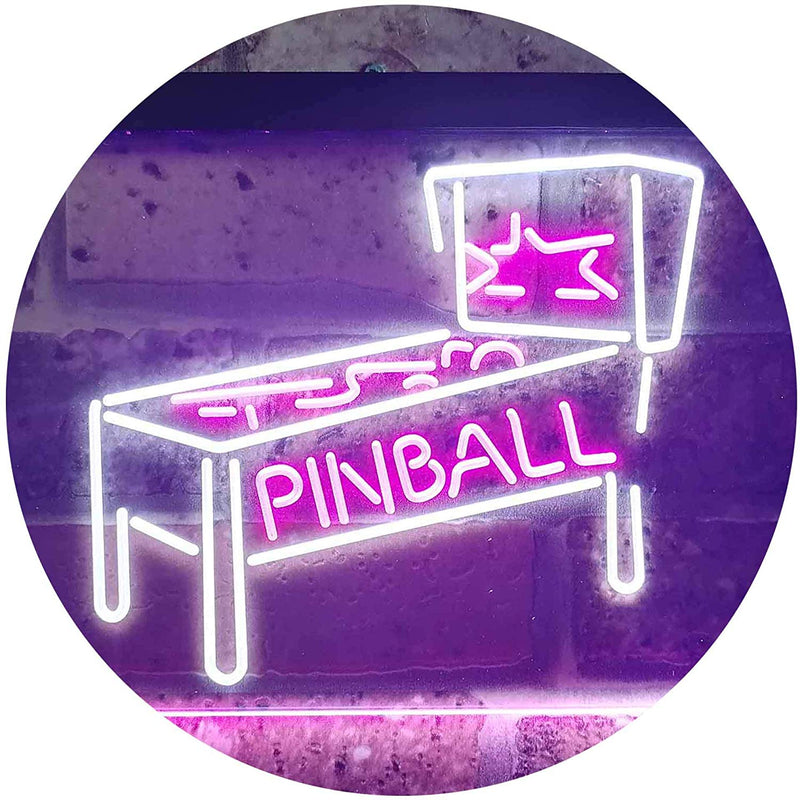 Pinball Game Room LED Light Sign - LED Gift Works