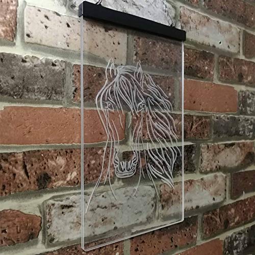 Horse Head LED Light Sign - Way Up Gifts