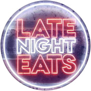 Late Night Eats LED Light Sign - LED Gift Works