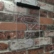 Cocktail Glass Bar LED Light Sign - LED Gift Works
