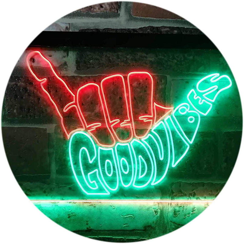 Good Vibes LED Light Sign - LED Gift Works