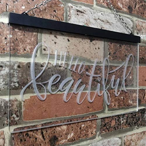 Hello Beautiful LED Light Sign - Way Up Gifts
