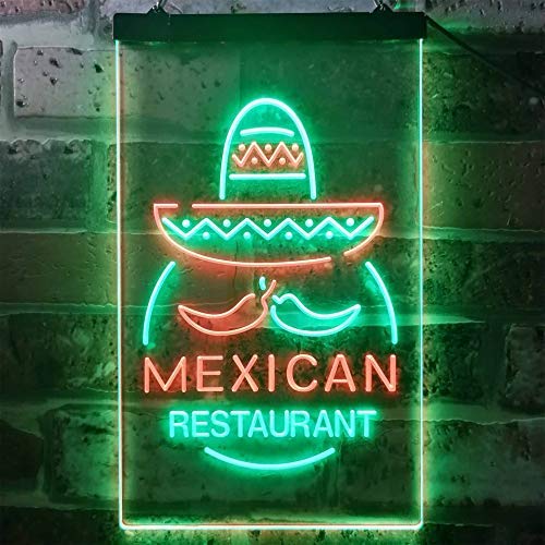 Mexican Restaurant LED Light Sign - Way Up Gifts