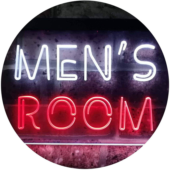 Bathroom Restroom Men's Room LED Light Sign - Way Up Gifts