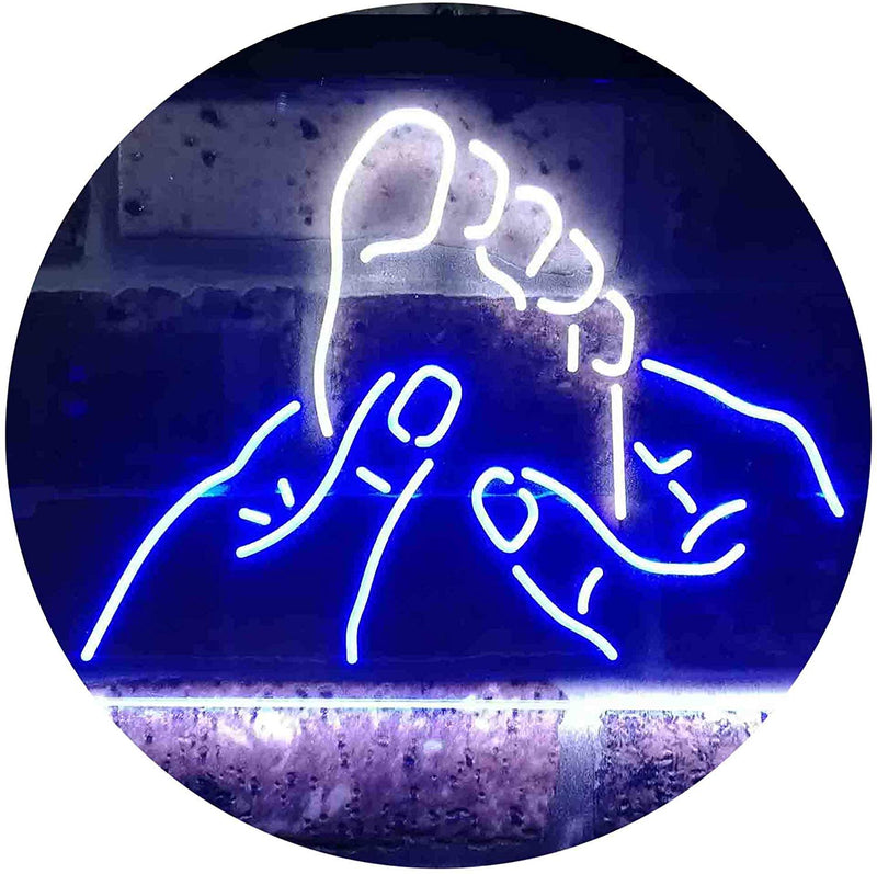 Foot Massage LED Light Sign - LED Gift Works