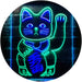 Maneki Neko Lucky Cat Welcome Japan LED Light Sign - Way Up Gifts