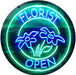 Flower Shop Open Florist LED Light Sign - Way Up Gifts