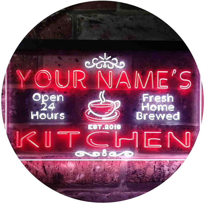 Personalized Home Kitchen Decor LED Light Sign - LED Gift Works