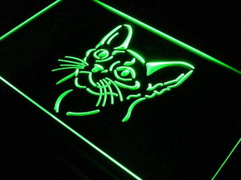 Abyssinian Cat LED Light Sign - LED Gift Works
