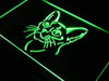 Abyssinian Cat LED Light Sign - Way Up Gifts