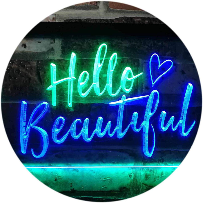Hello Beautiful LED Light Sign - Way Up Gifts
