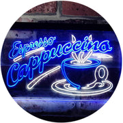 Coffee Shop Espresso Cappuccino LED Light Sign - LED Gift Works