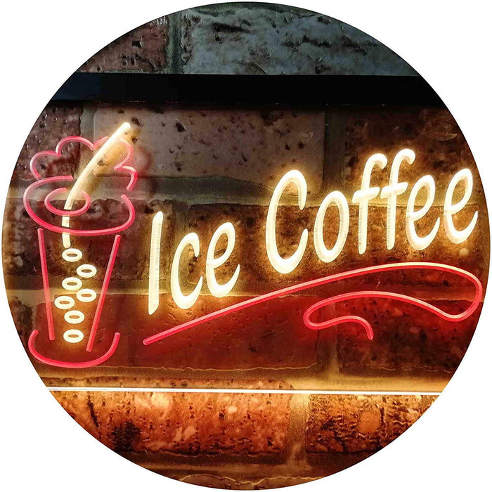 Ice Coffee LED Light Sign - Way Up Gifts