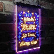 Good Friends Like Stars Always There LED Light Sign - LED Gift Works
