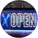 Barber Scissors Hair Cuts Open LED Light Sign - Way Up Gifts