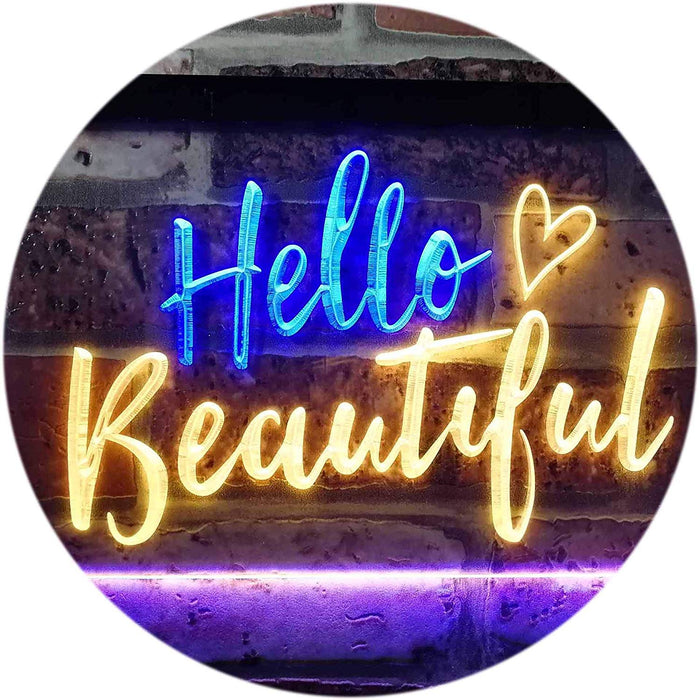 Hello Beautiful LED Light Sign - Way Up Gifts