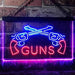 Gun Shop Guns LED Light Sign - Way Up Gifts
