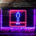 Men Bathroom Restroom LED Light Sign - Way Up Gifts