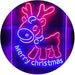 Merry Christmas Reindeer LED Light Sign - Way Up Gifts