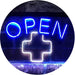 Open Medical Cross Dispensary LED Light Sign - Way Up Gifts