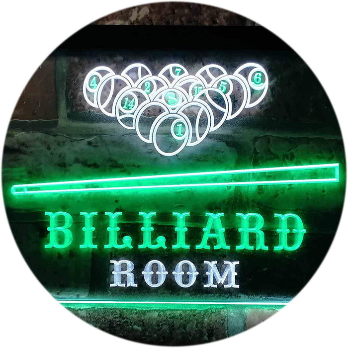 Pool Billiard Room LED Light Sign - Way Up Gifts