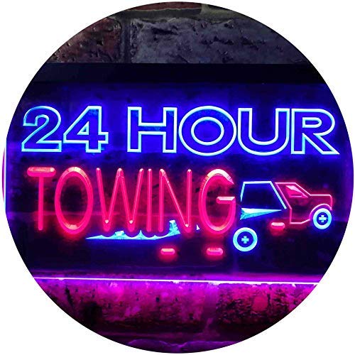 24 Hour Towing LED Light Sign - Way Up Gifts
