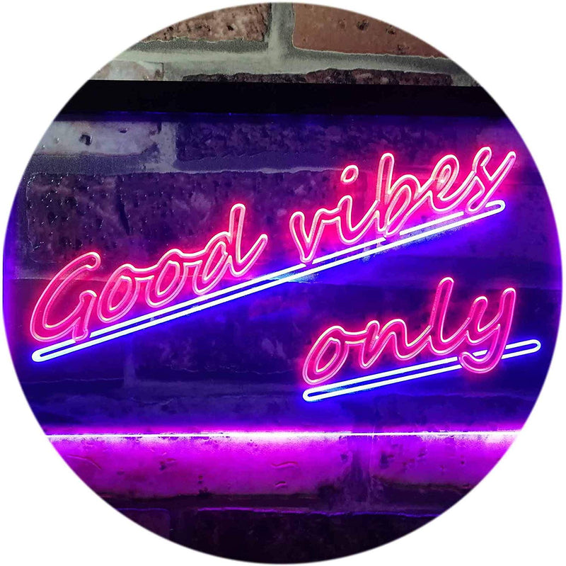 Good Vibes Only LED Light Sign - LED Gift Works