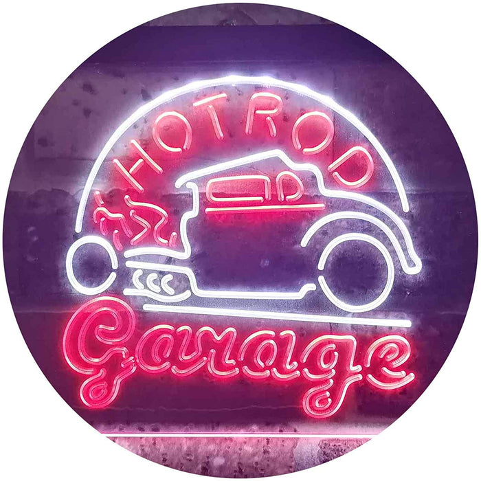 Hot Rod Garage LED Light Sign - Way Up Gifts