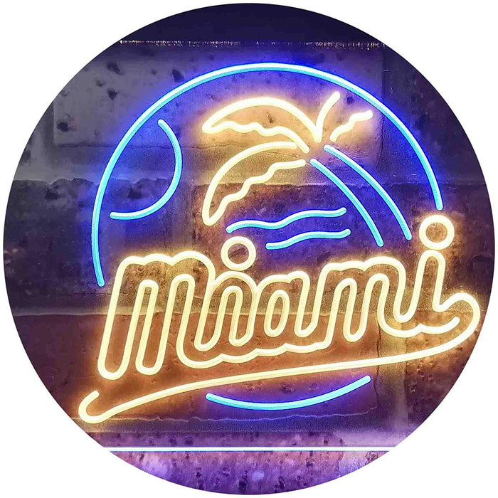 Miami Florida LED Light Sign - Way Up Gifts