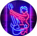 Sexy Girl Playing Guitar Music LED Light Sign - Way Up Gifts