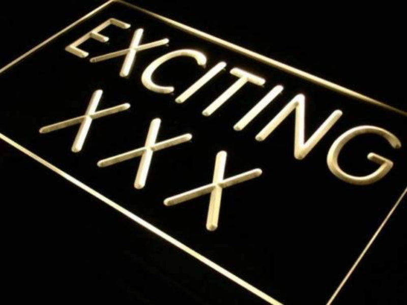 Adult Store Exciting XXX LED Light Sign - LED Gift Works