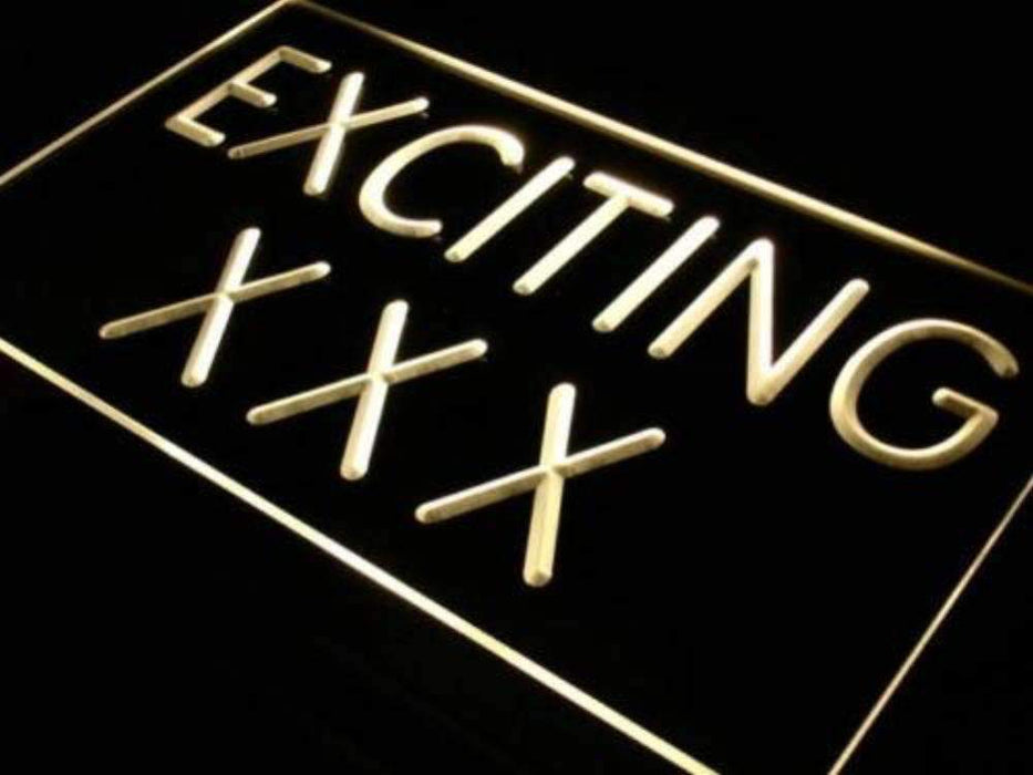 Adult Store Exciting XXX LED Light Sign - Way Up Gifts