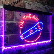 Microphone On The Air LED Light Sign - LED Gift Works