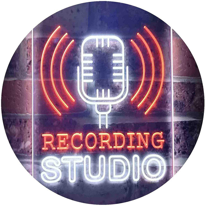 Microphone Recording Studio LED Light Sign - Way Up Gifts