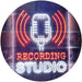 Microphone Recording Studio LED Light Sign - Way Up Gifts