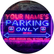 Personalized Parking Only LED Light Sign - LED Gift Works