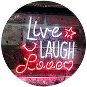 Live Laugh Love LED Light Sign - LED Gift Works