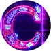 Family Name Letter C Monogram Initial LED Light Sign - Way Up Gifts